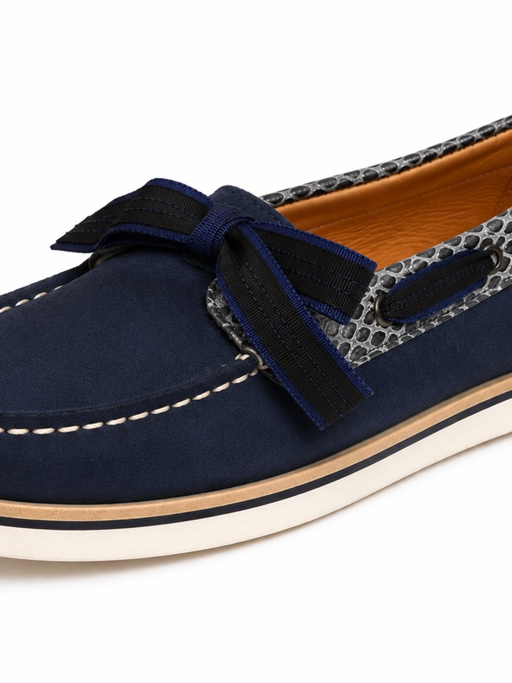 Title: Lanvin Sport Women’s Navy Suede Boat Shoes Loafers – Size 36